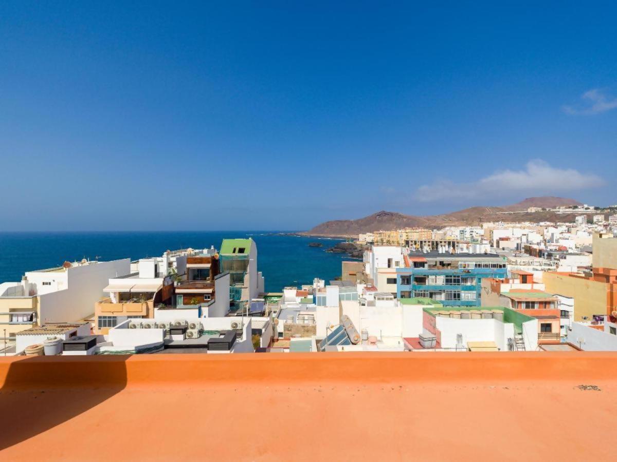 Casita Canaria Playa Beachfront Access & Lateral Ocean View With Terrace ラスパルマス・デ・グランカナリア エクステリア 写真
