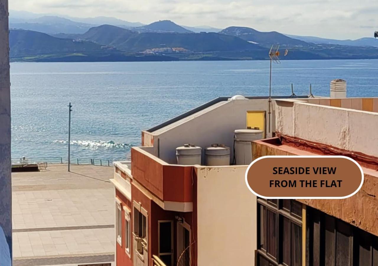Casita Canaria Playa Beachfront Access & Lateral Ocean View With Terrace ラスパルマス・デ・グランカナリア エクステリア 写真