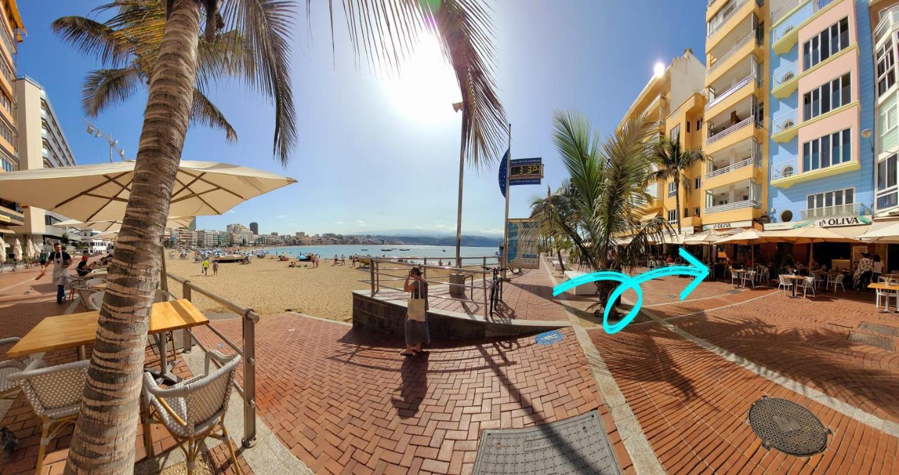 Casita Canaria Playa Beachfront Access & Lateral Ocean View With Terrace ラスパルマス・デ・グランカナリア エクステリア 写真